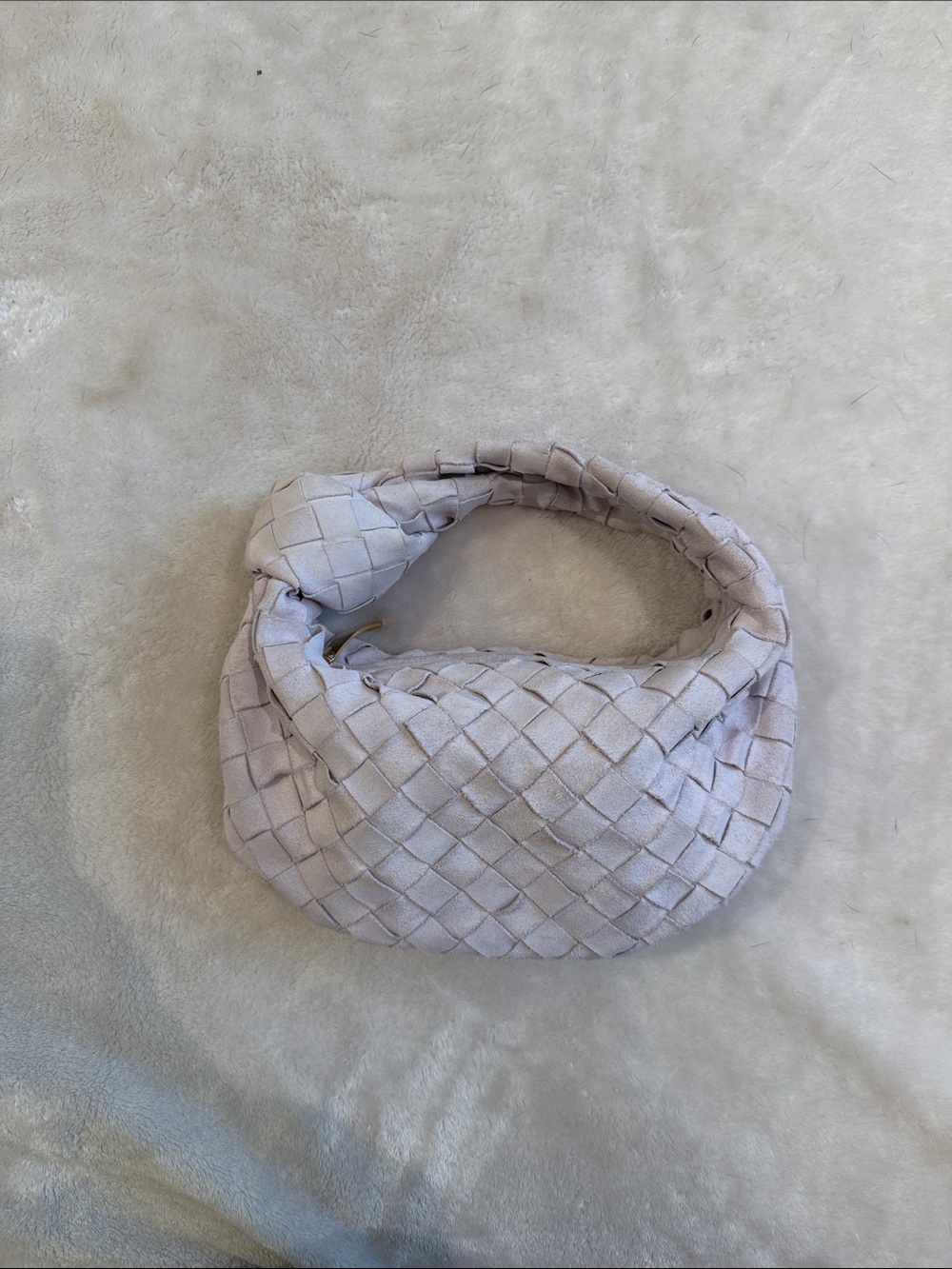 Bottega Veneta Light Lavender Intrecciato Mini Jodie Bag